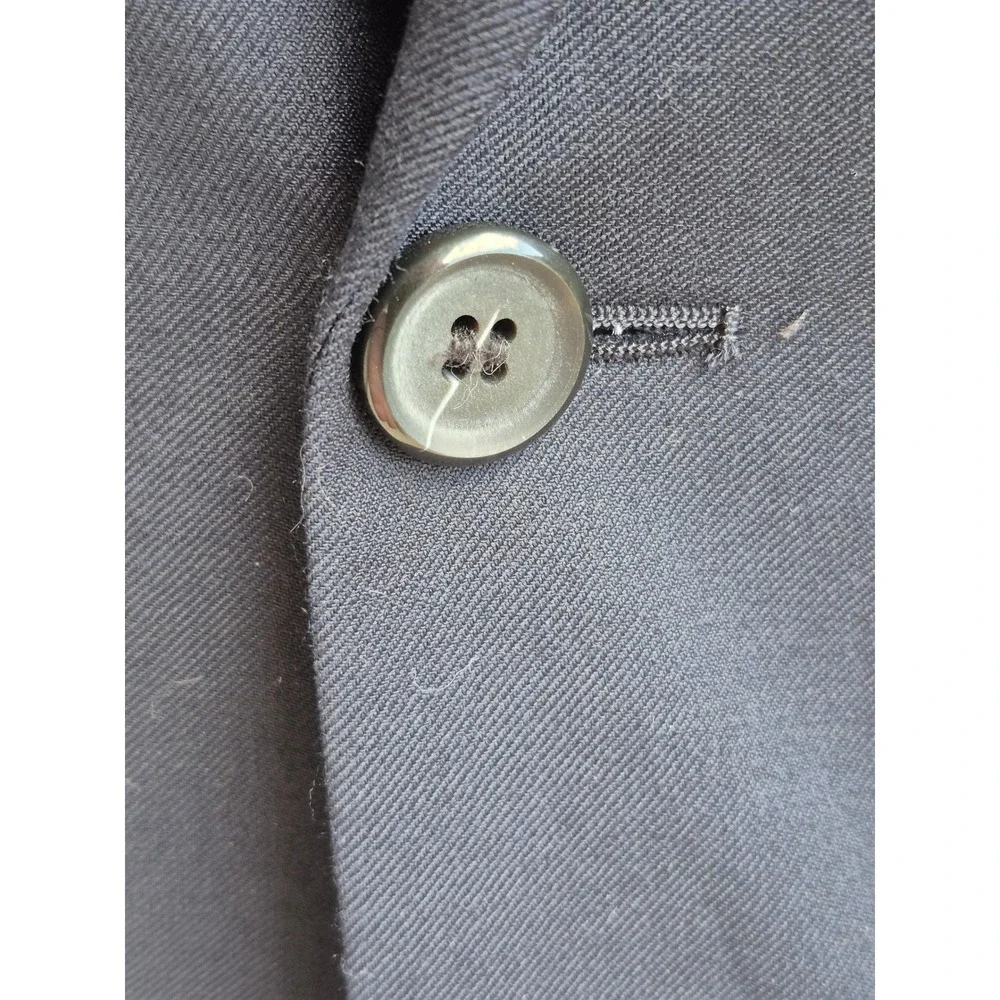 Combatant Gentlemen Dark‎ Navy Blue Wool Slim Fit Blazer Sport Coat 38R